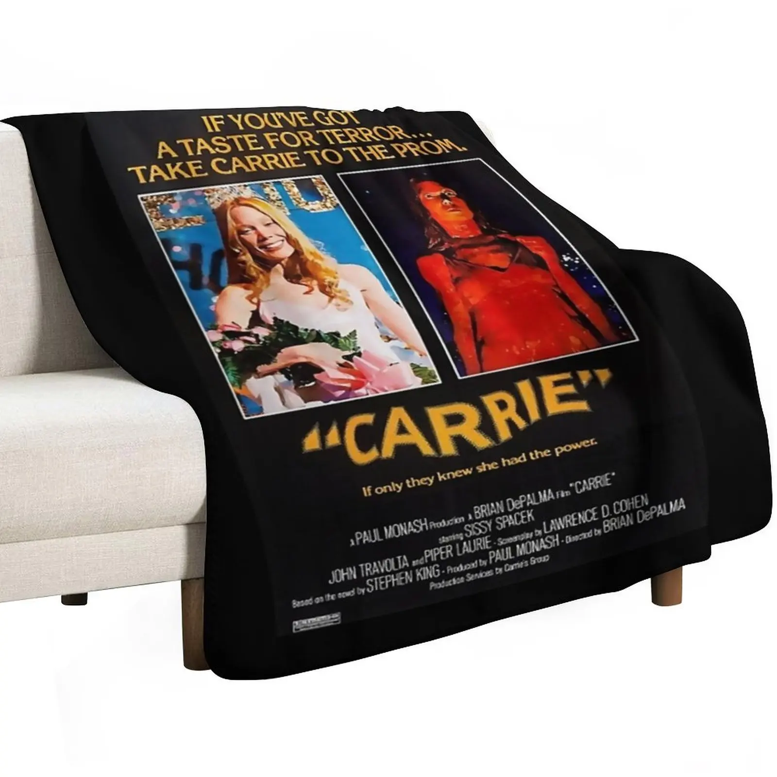 carrie movie (1976) Throw Blanket Hairy Thermals For Travel Bed for babies Decoratives Luxury Designer Blankets