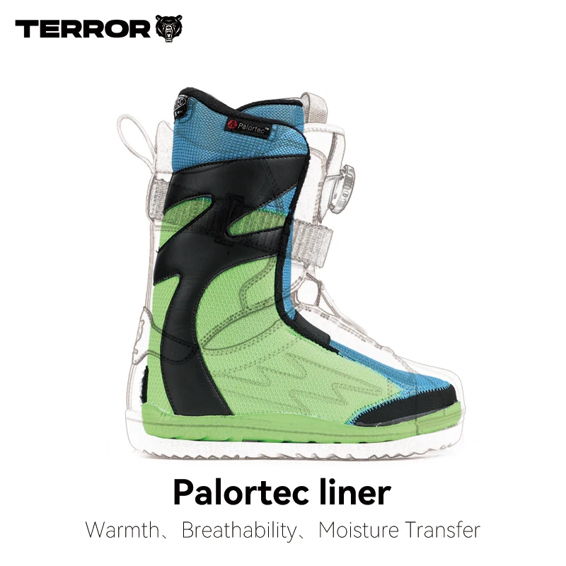 

TERROR Snowboard Boots Lightning | Easy Quick Fit, Polartec Thermal Lining, NX Dial Closure, Winter Footwear for Men and Women
