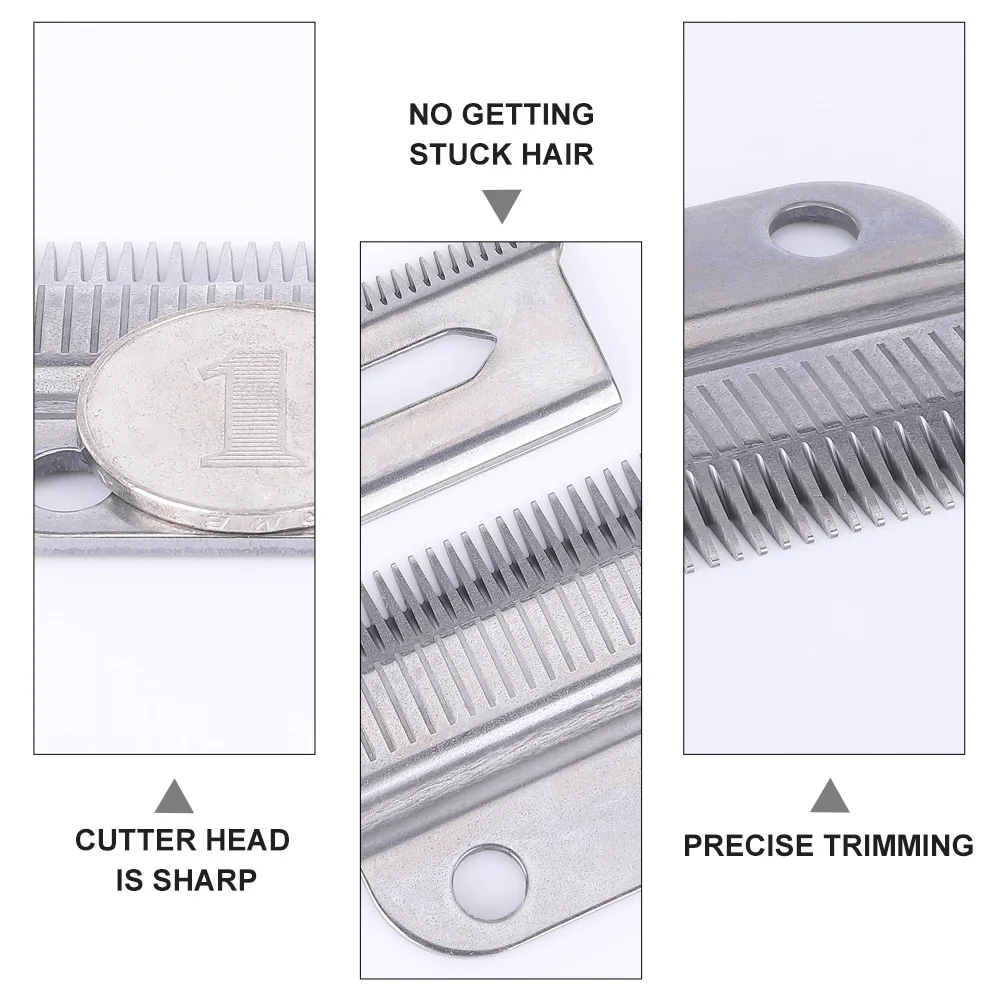 1 مجموعة الشعر المتقلب استبدال شفرات عالية الجودة السلس القاطع رئيس دقيق التشذيب المقص الكهربائي الشعر المشكل شفرات المحمولة