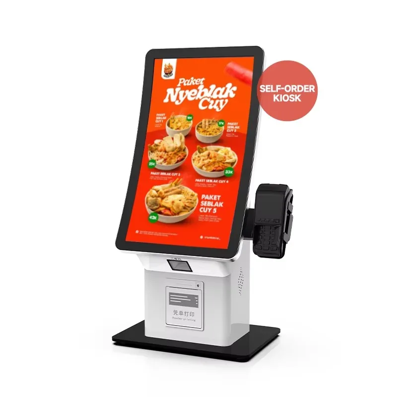 Self Service Touch Kiosk Windows Interactive Screen POS Payment Card Self Checkout Display Elevator Education Airport