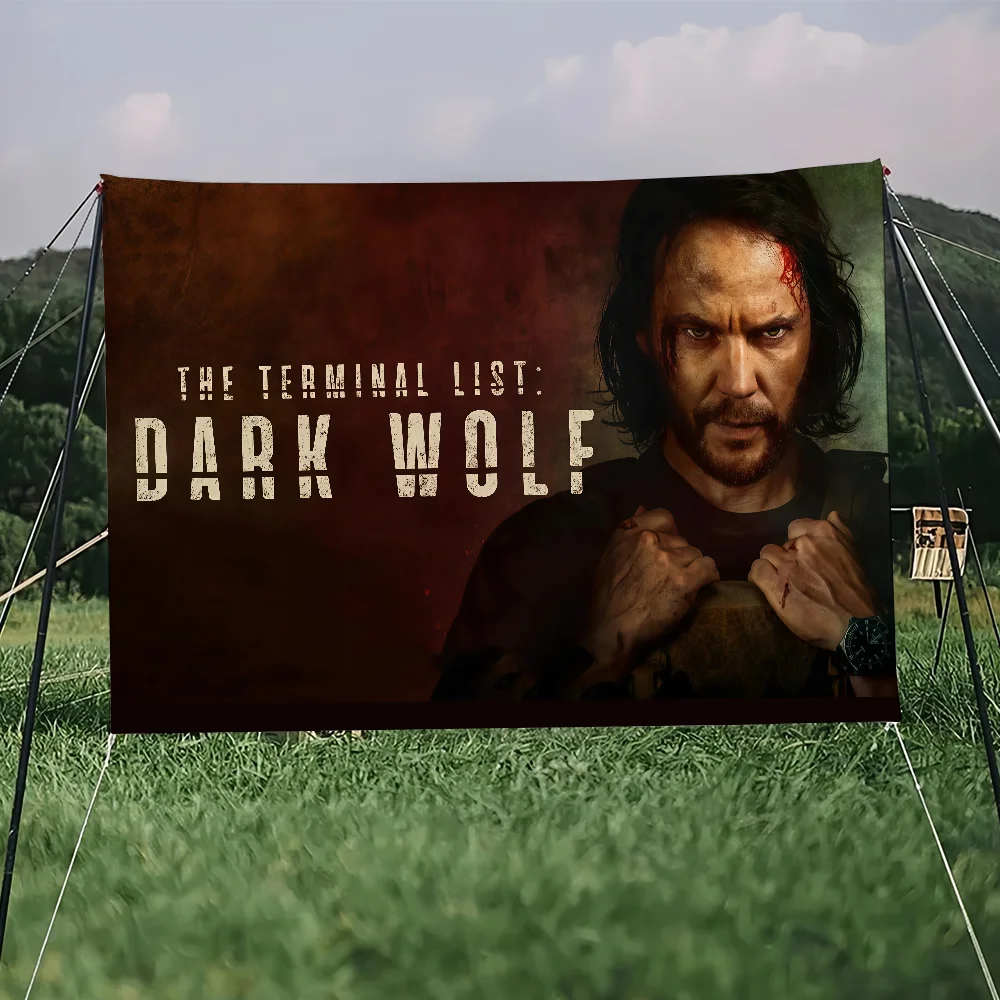 Wolf List Terminal flag Art Sci Fi Room Home Decor Wall Mount The Home Decor Dark Banner