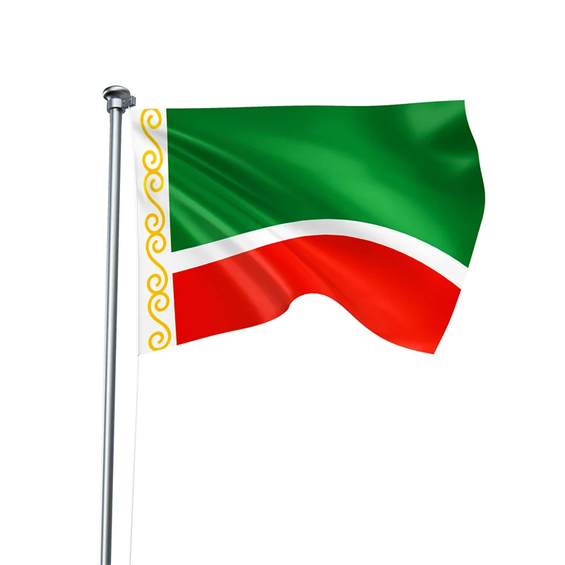 Gaslight Gatekeep Girlboss 5' x 3' Chechnya Chechen Republic Russia Russian Federation Flag Banner 150cm x 90cm