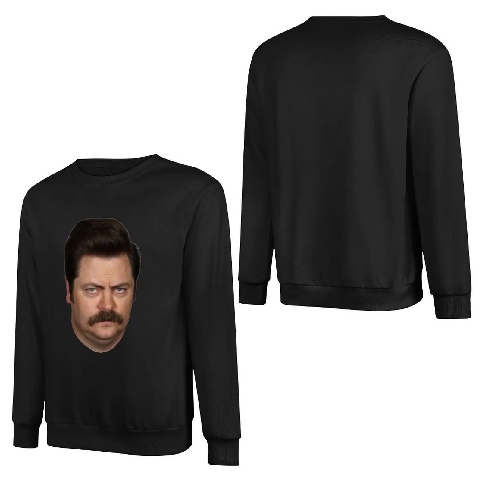 Ron Swanson Pullover Hoodie tracksuit men fashion men sweatshirts for men