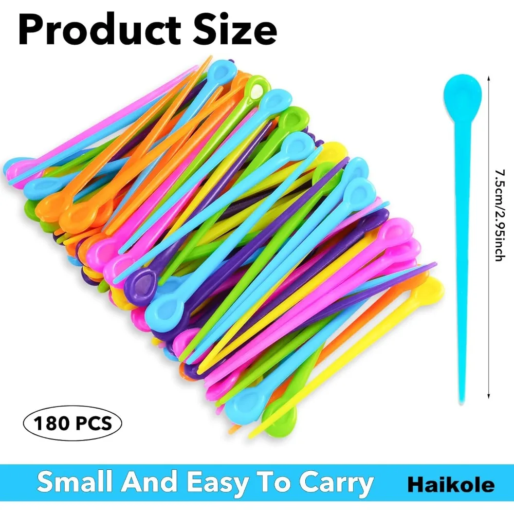 Hot Selling 180 PCS Plastic Hair Roller Pins with Brush Roller Pick for Curling Styling Multiple Color Hair Curler Rollers Set Popular