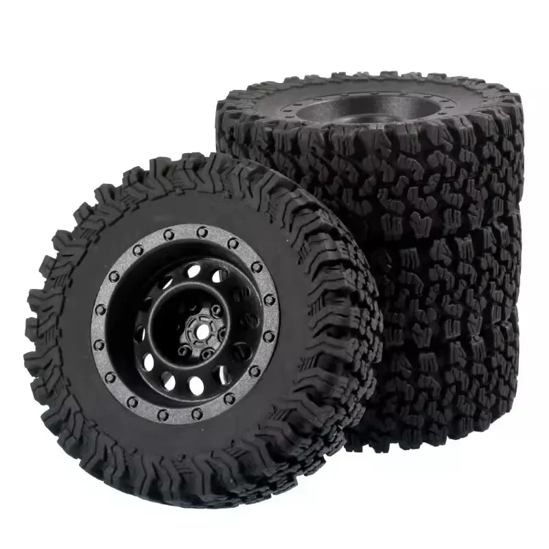 

4PCS 90mm 1.9 Rubber Tire Wheel Tyres for 1/10 RC Crawler Car Trxs TRX4 RC4WD D90 Axial SCX10 II III Redcat MST