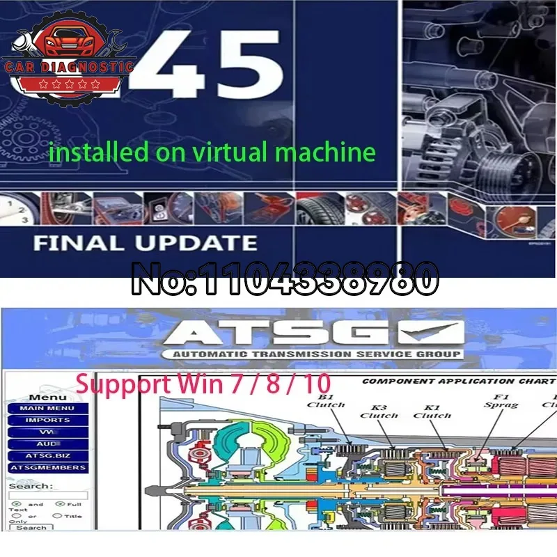 2026 hot selling newest  for  auto.data 3.45 and atsg 2017 Auto Repair Software+ install video guide+ install help for free
