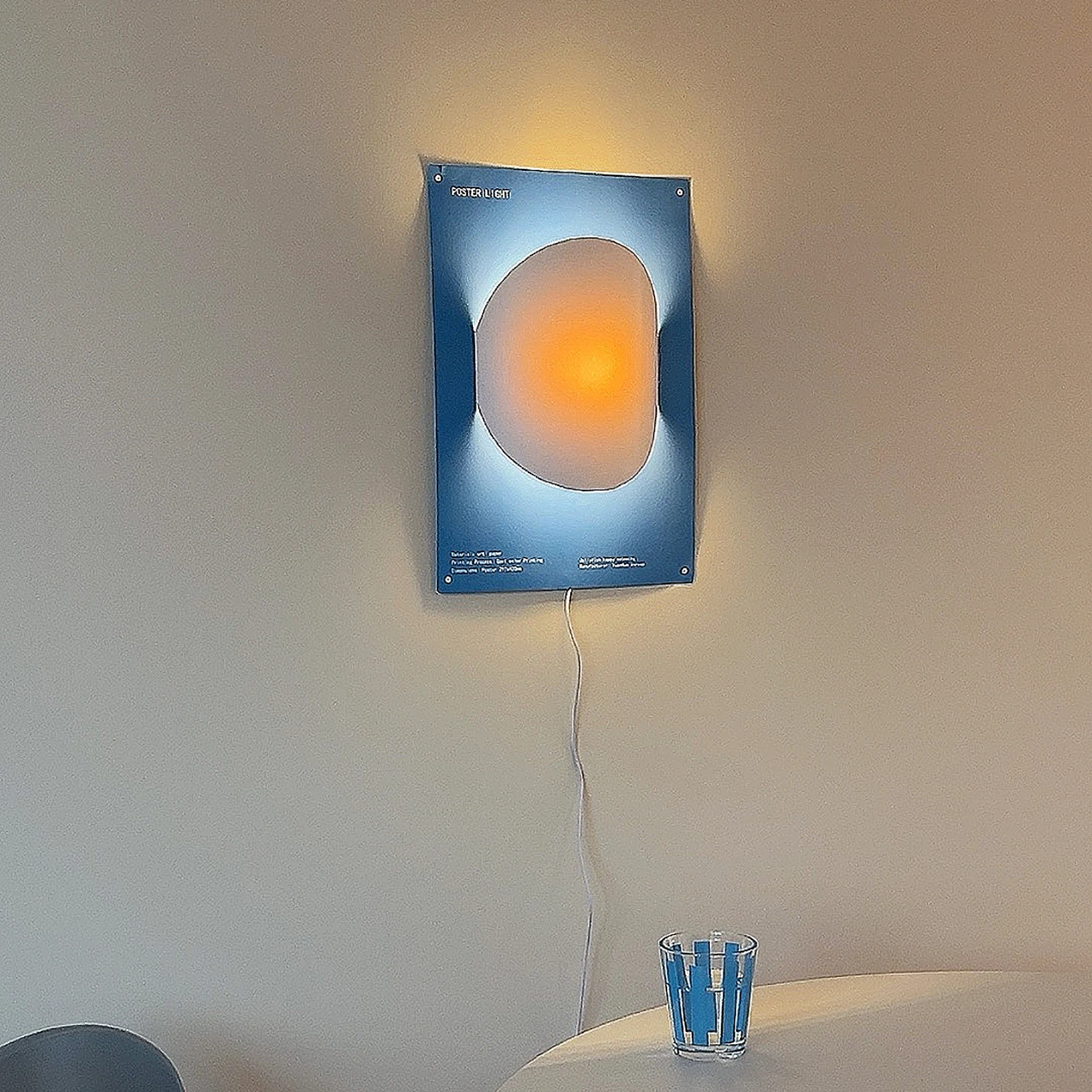 Ilustración cartel luz nocturn - Desk Setup Poster reseña y precio