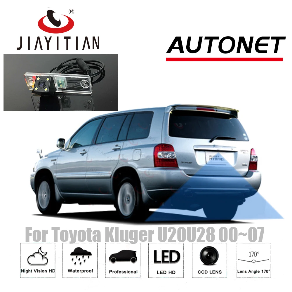 JiaYiTian Rear View Camera For Toyota Kluger U20 2001 2002 2003 2004 2005 2006 HD CCD/Night Vision backup camera Reverse camera