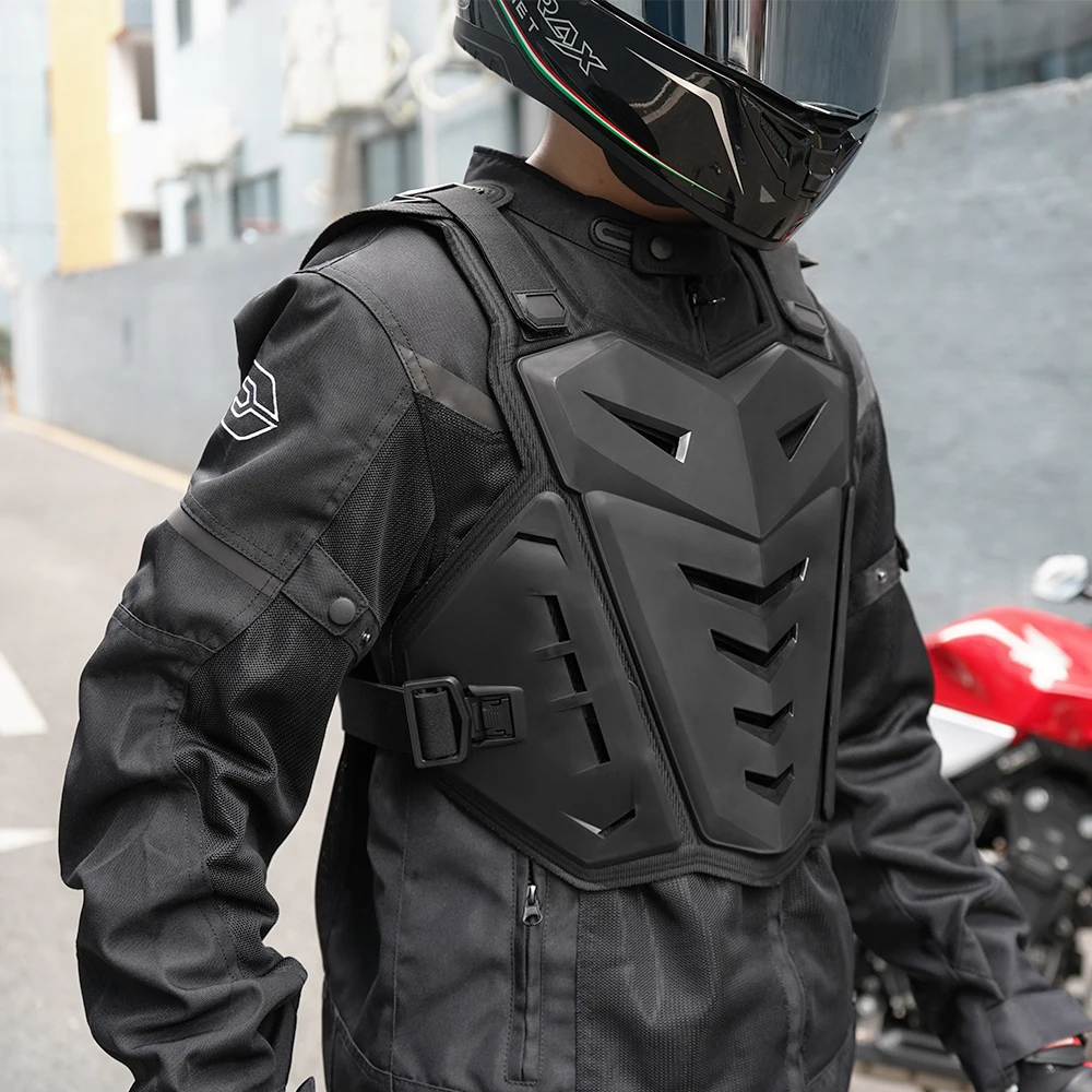 Motorcycle Vest Armor Back Chest Protector Anti-fall Motorbike Body Armor Wear-resistant Motocross Racing Riding Protective Gear