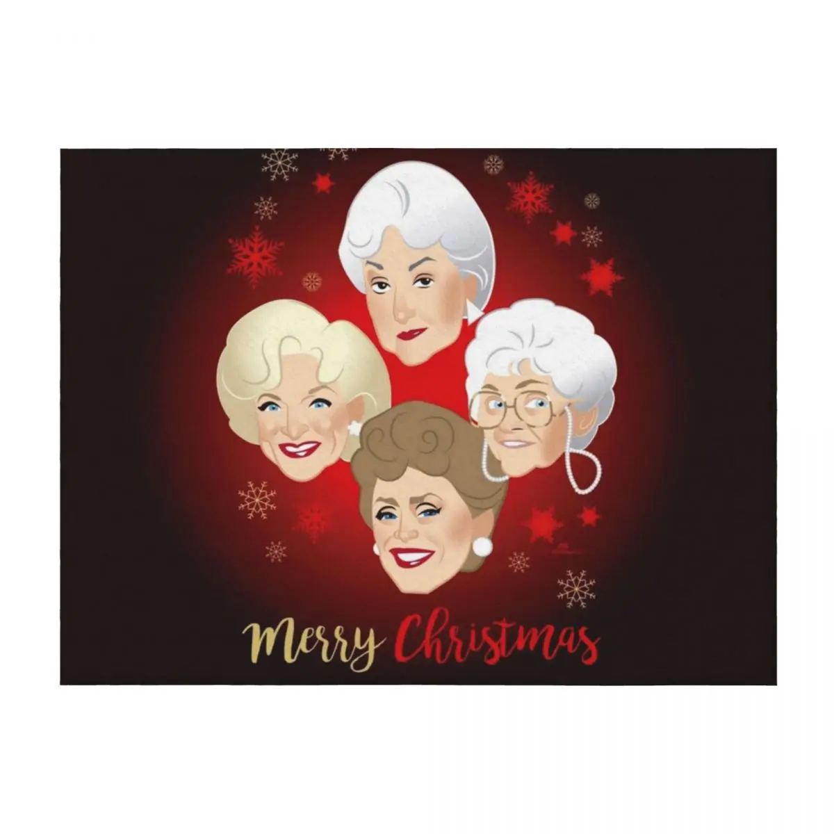 

Golden Christmas Throw Blanket Luxury Brand cosplay anime Beach Cute Blankets