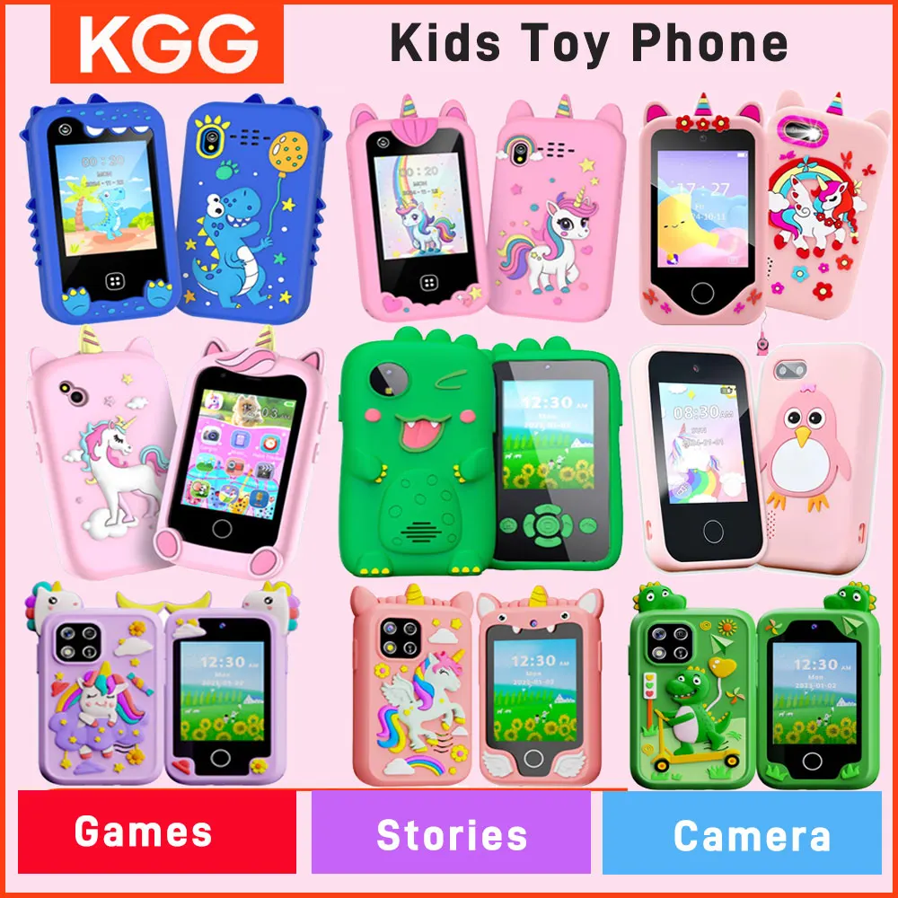 

Kids Smart Phone IPS TouchScreen Unicorn Baby Mobile MP3 Music Player Digital Camera Educational Girls Boys Toys Birthday Gifts