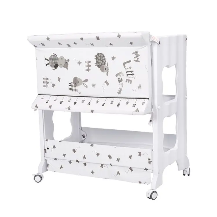 Multifunctional Baby Care Table Bath Diaper Changing and Touch Care Convenient Movable Baby Bath Crib