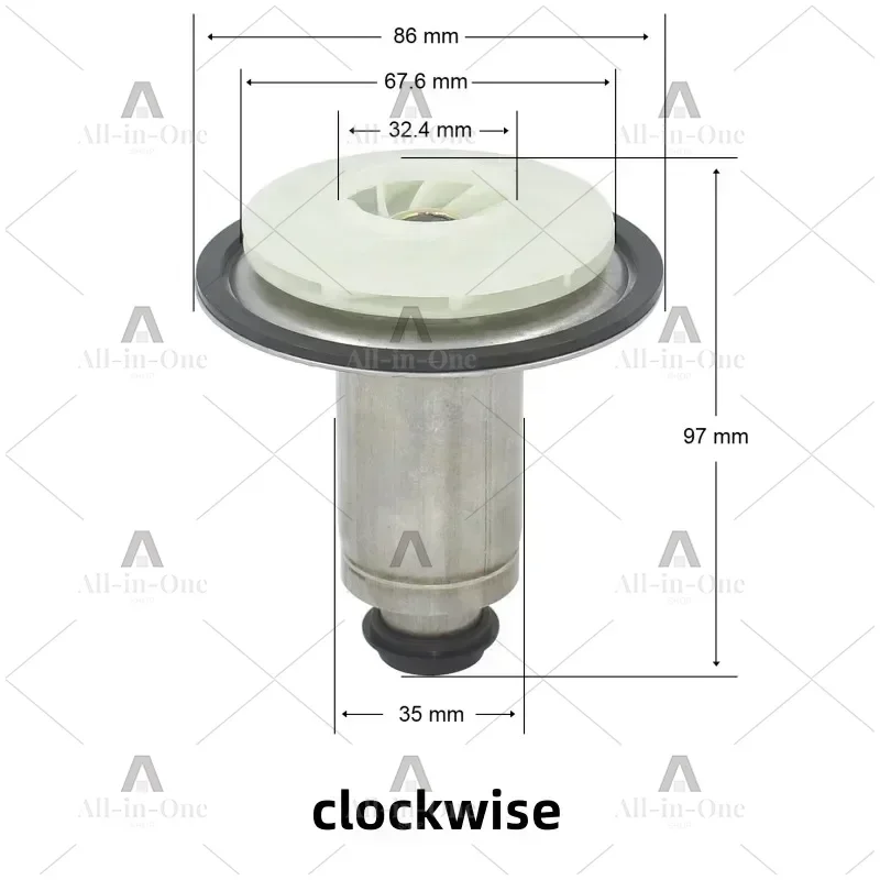 Gas Boiler Part Water Circulation Pump Motor Rotor/Water Leaves for Apply to Power Water Pump Rotor Core