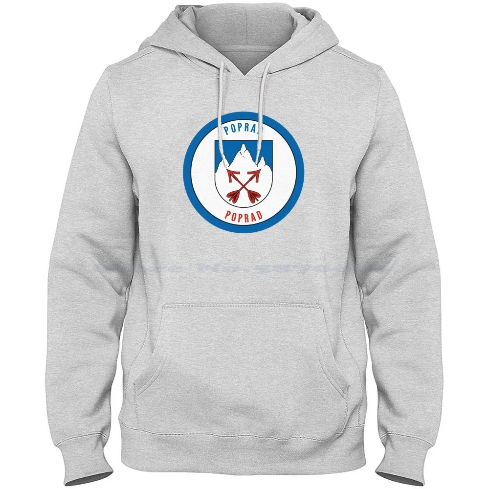 City Of Poprad Slovakia 100% Cotton Hoodie Poprad Coat Of Arms Flag Eastern Europe Slovensko Pride High Tatras Roots Mesto