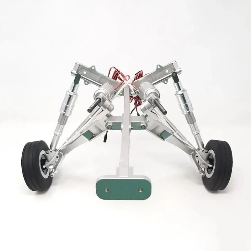 JP Hobby ER200 30kg フルセット 70mm ノーズホイール 95mm ブレーキホイール F16 1:6 1/6 コントローラー 電動ランディングギア RC飛行機用