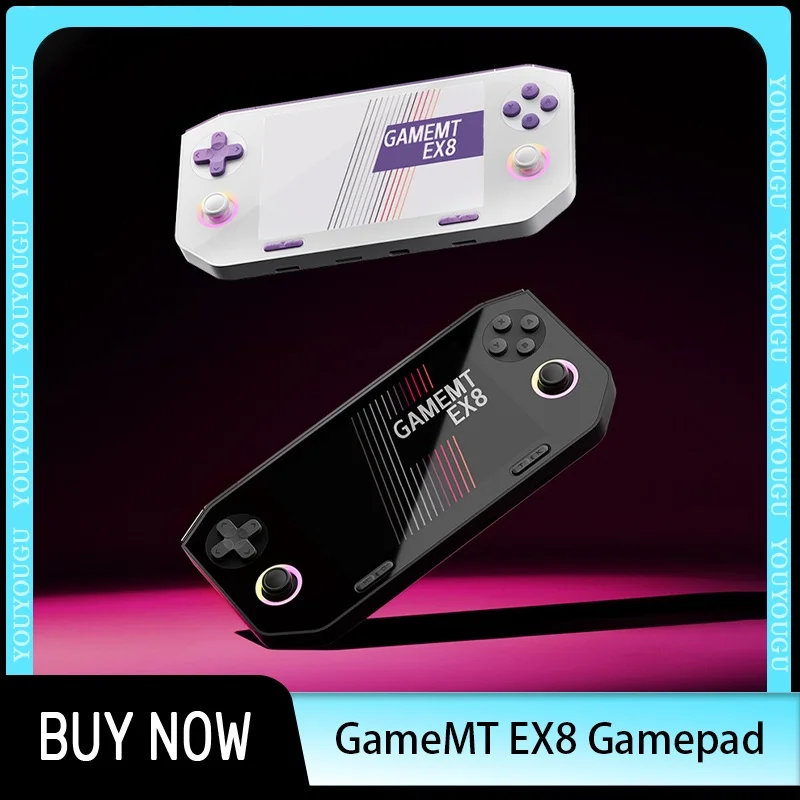 Gamemt Ex8 Gamepad 4.88" HD Screen Android14 High-Performance Handheld Console 3a Gaming Ps2 Console Wireless Screen Mirroring