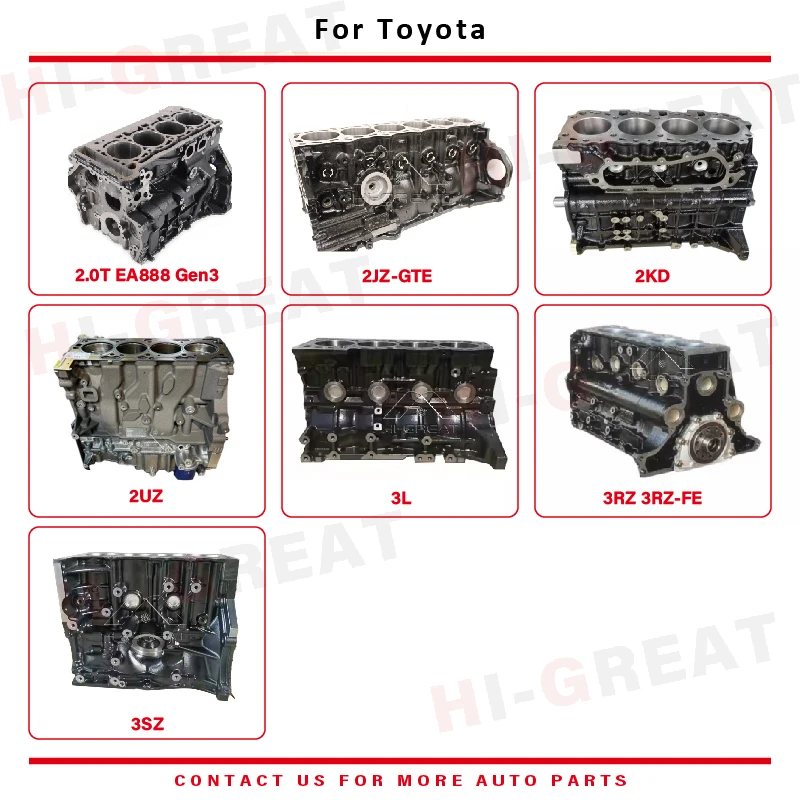 3.0L 2JZ 2JZ-GTEエンジン シリンダーブロック 2JZ-GTE 2JZ シリンダー