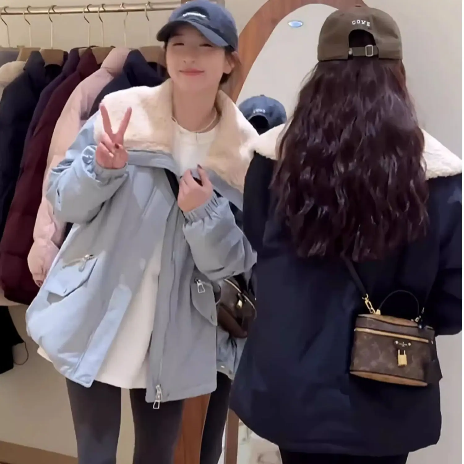 

Женская осенняя парка с поясом, в стиле преппи, с подкладкой, из натуральной овечьей кожи, макси, с вышивкой, модная, удобная, трендовая