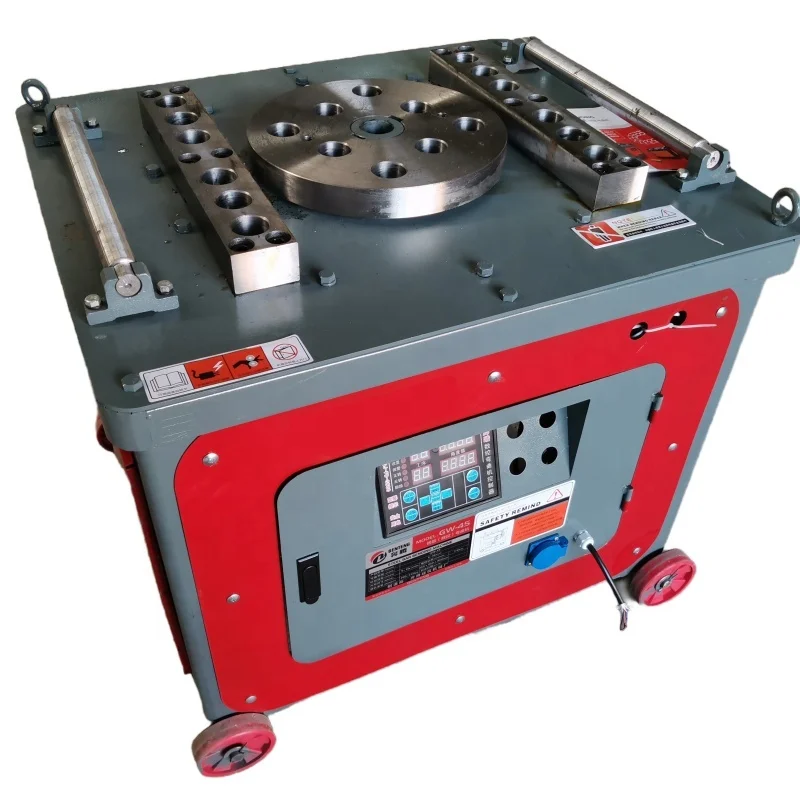 a for GW45 Automatic Steel Rod Beading Machine 6-32mm Electric Motor Reinforcing Steel Bar for Construction Projects 380V/220