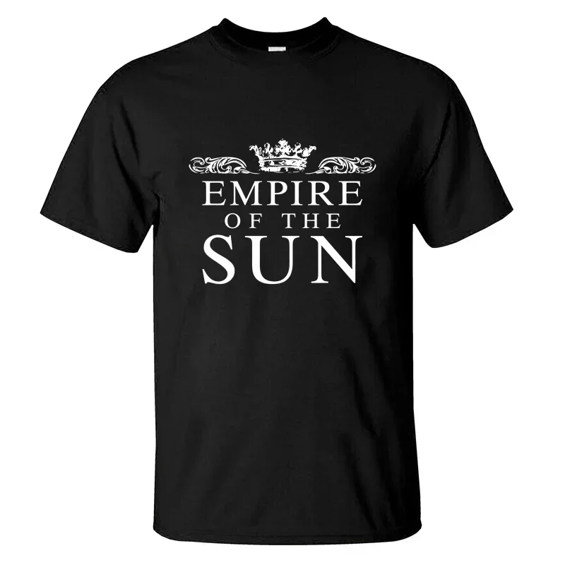 

2024 Men T Shirt Casual Empire of The Sun Logo T-shirt Graphic Summer Short Sleeves 100% Cotton S-3XL Cool Tee