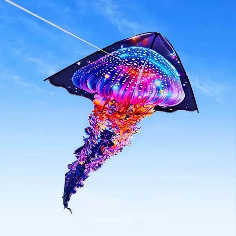 free shipping jellyfish kites for adults professional kite outdoor games windsurfing colorful flying kites acquilone beach kite