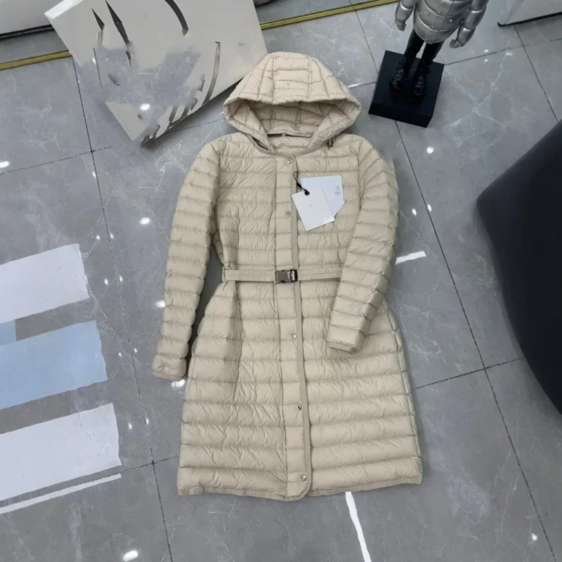 Moncl * r Chaqueta de invierno para mujer con cremallera gruesa, las mejores chaquetas de plumón de ganso 90, abrigo de invierno de ocio a la moda,