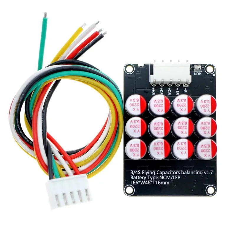 4 سلسلة الثلاثي ليثيوم ليثيوم الحديد فوسفات التيتانيوم بطارية ليثيوم لوح حماية نشط التعادل التعادل المجلس مع H