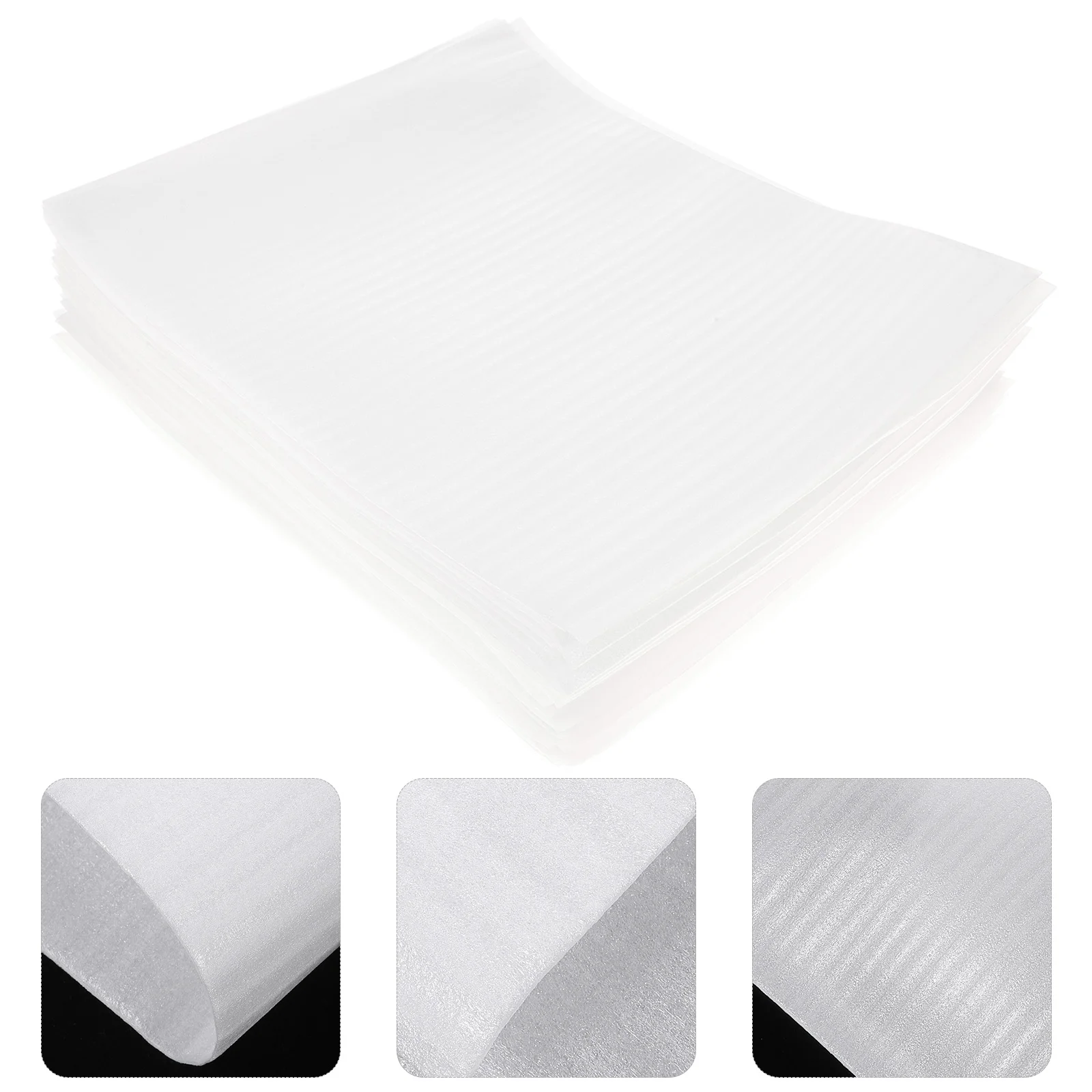 

100 Pcs Foam Board White Dinnerware Anti- Static Cushion Pouches Boxes for Moving Anti-static