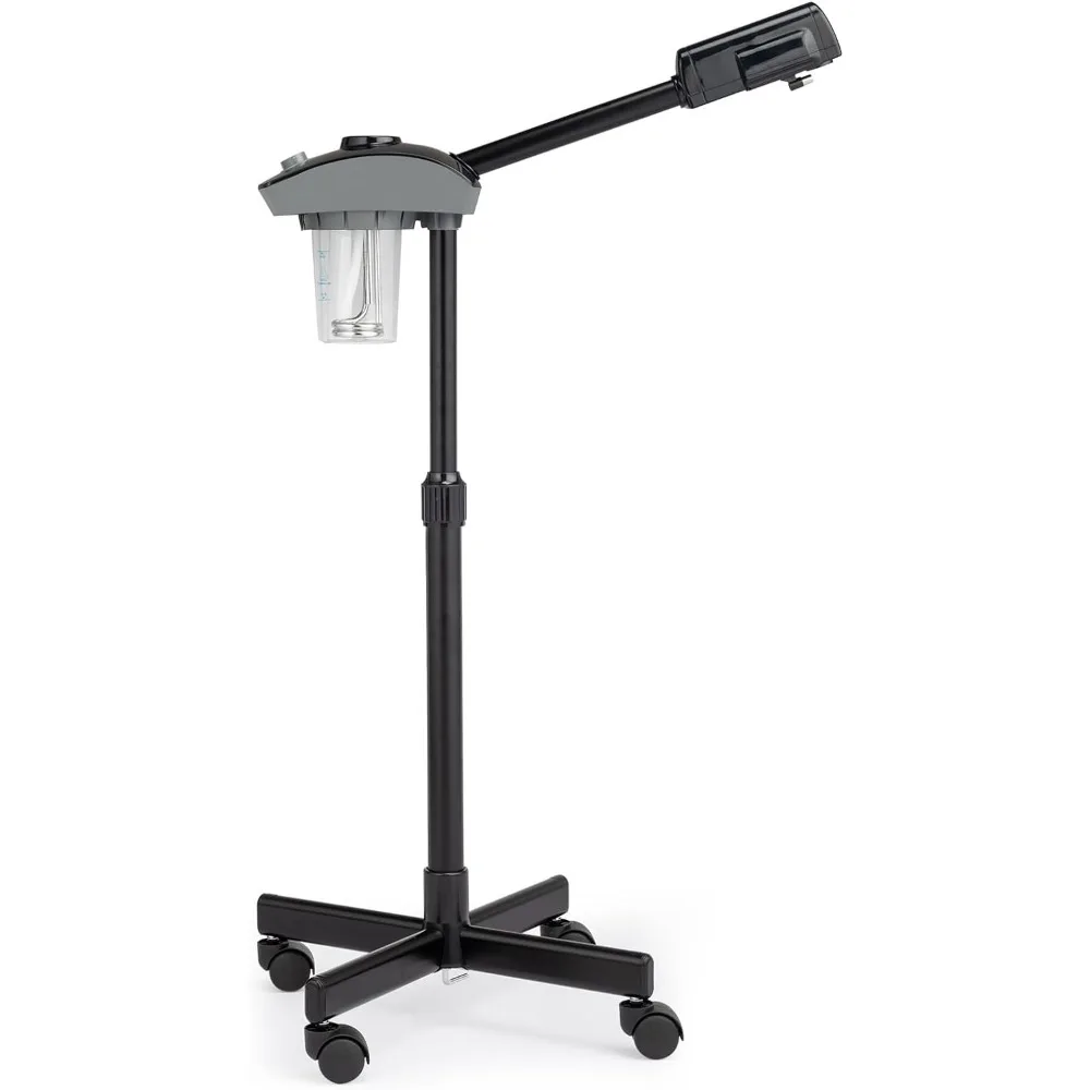 Nowy jonowy parownik do twarzy, mobilny z 4 kółkami, łatwy do przenoszenia do salonu.