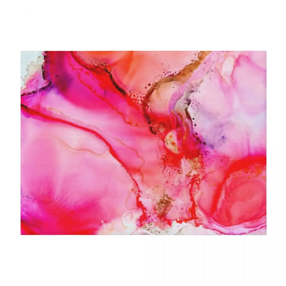 

Pink Menagerie Throw Blanket Sofa Throw Weighted Blankets For Bed Sofa Quilt Blankets