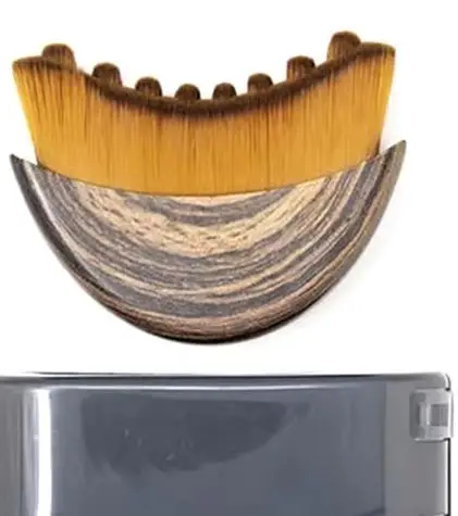 Lymphatic Contour Face Brush with Box Dry Brushing Tool for Facial Lymphatic Drainage Massager Chin Sculpting Contouring Beauty