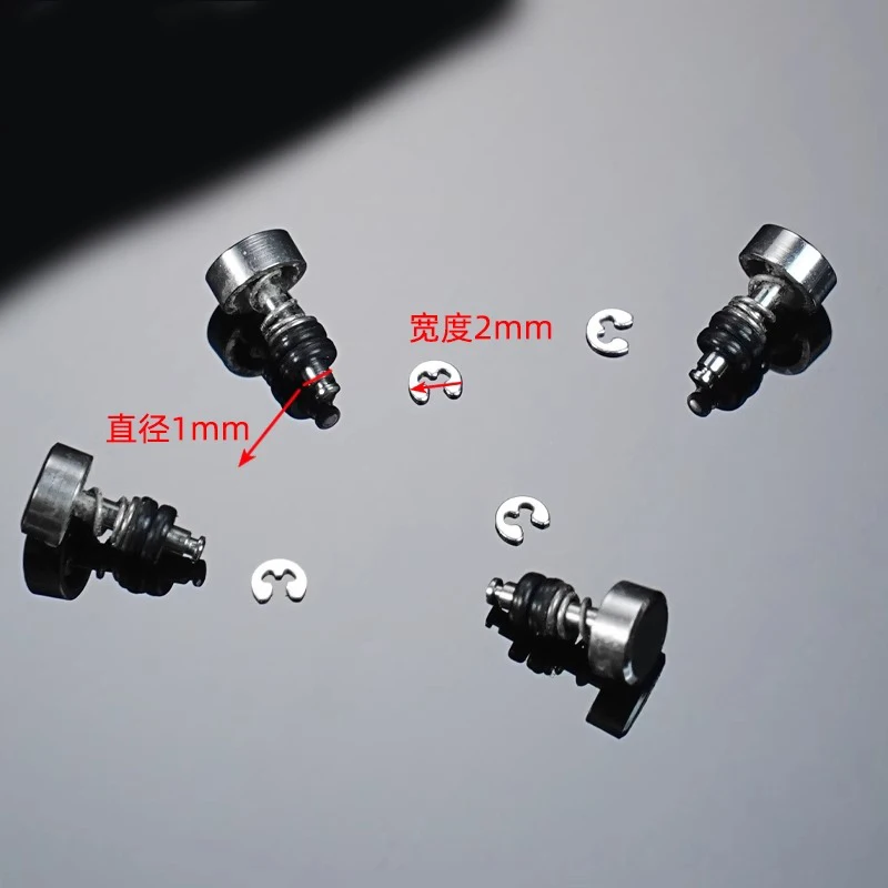 ل كاسيو DW5600 GA-2100 ساعة فضية زر الربيع غسالة حلقة لإحكام الإغلاق الفولاذ المقاوم للصدأ E-نوع المفاجئة الربيع رمح الاحتفاظ الدائري