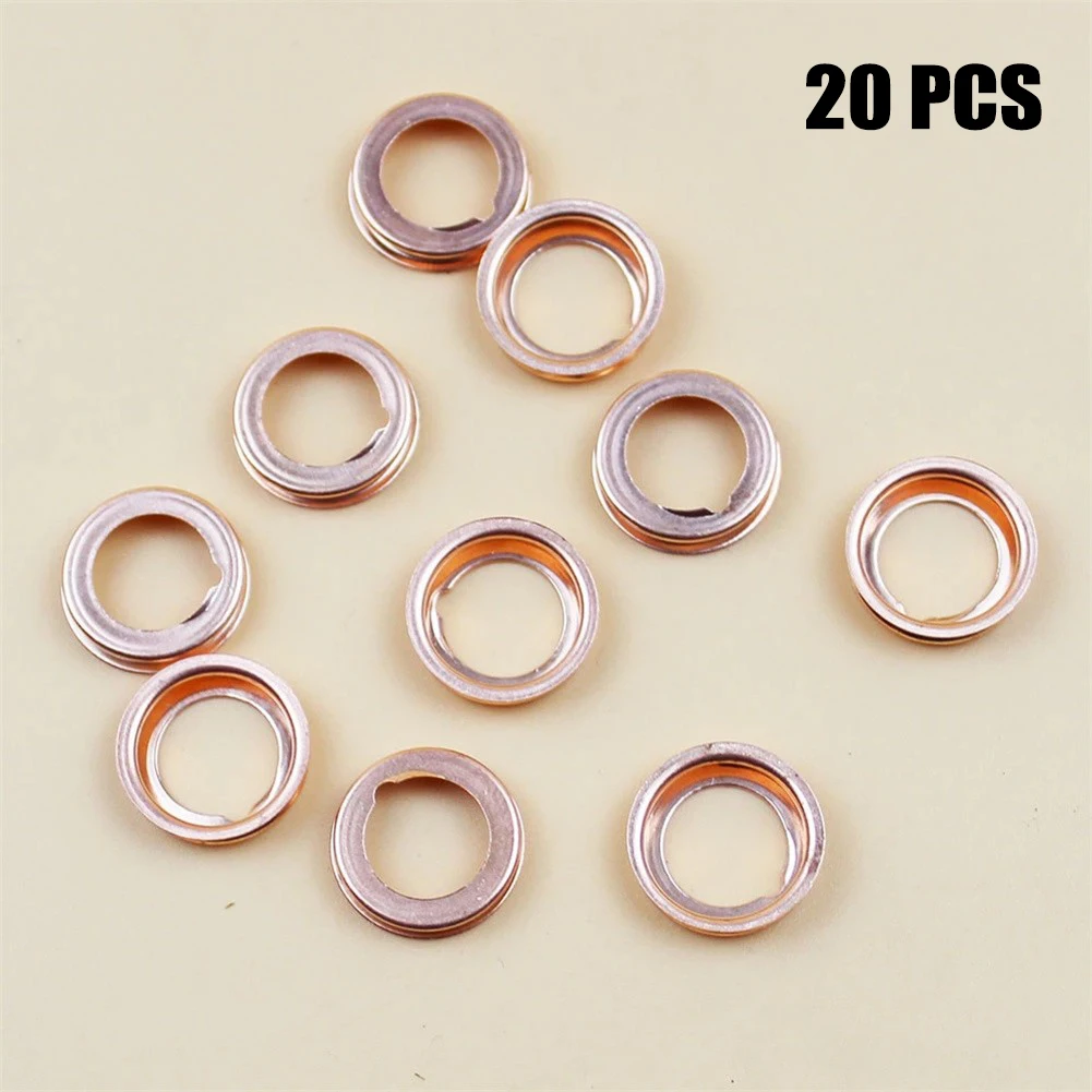 20PCS Metal Oil Drain Crush Washer Gasket 11026-01M02 For Nissan for infiniti GT-R Juke Murano Maxima Rogue Sentra