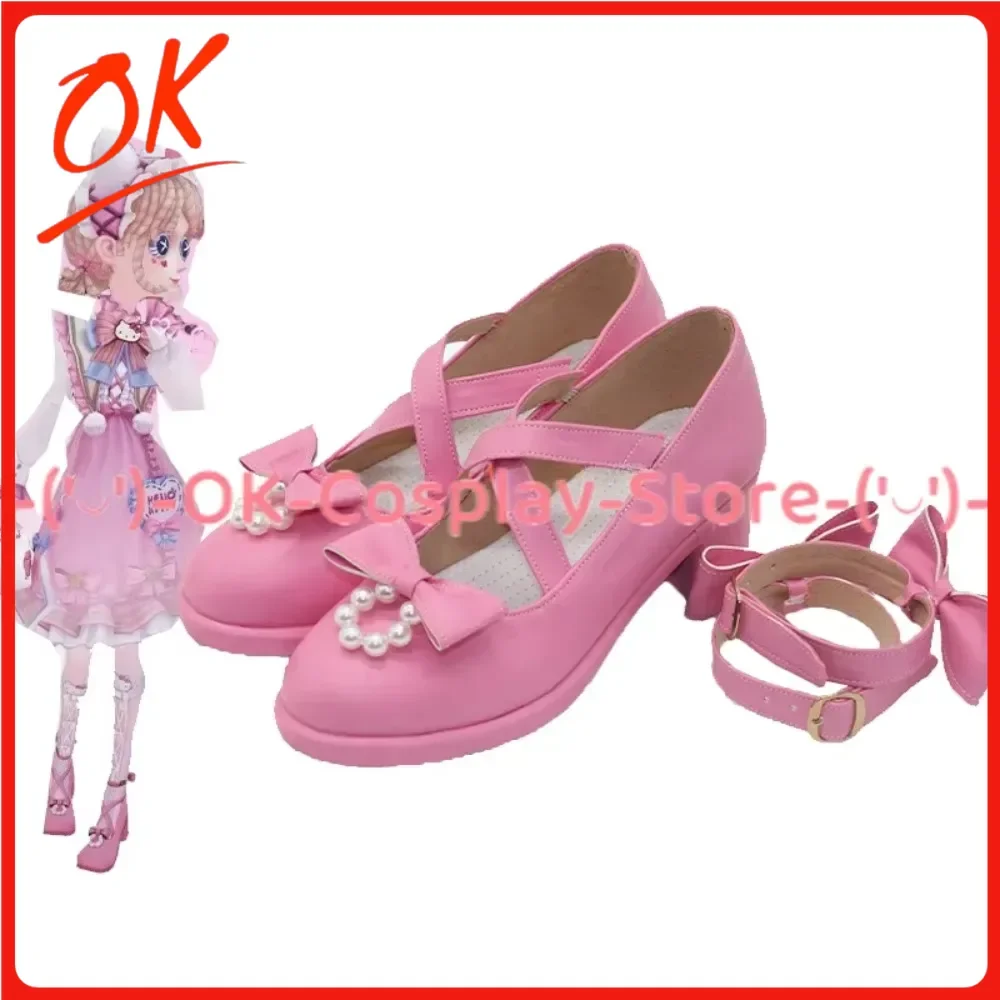 

[Customized] Gardener Emma Woods Cosplay Shoes Game Identity V Anime Roleplay Prop Halloween Carnival Party PU Leather Boots