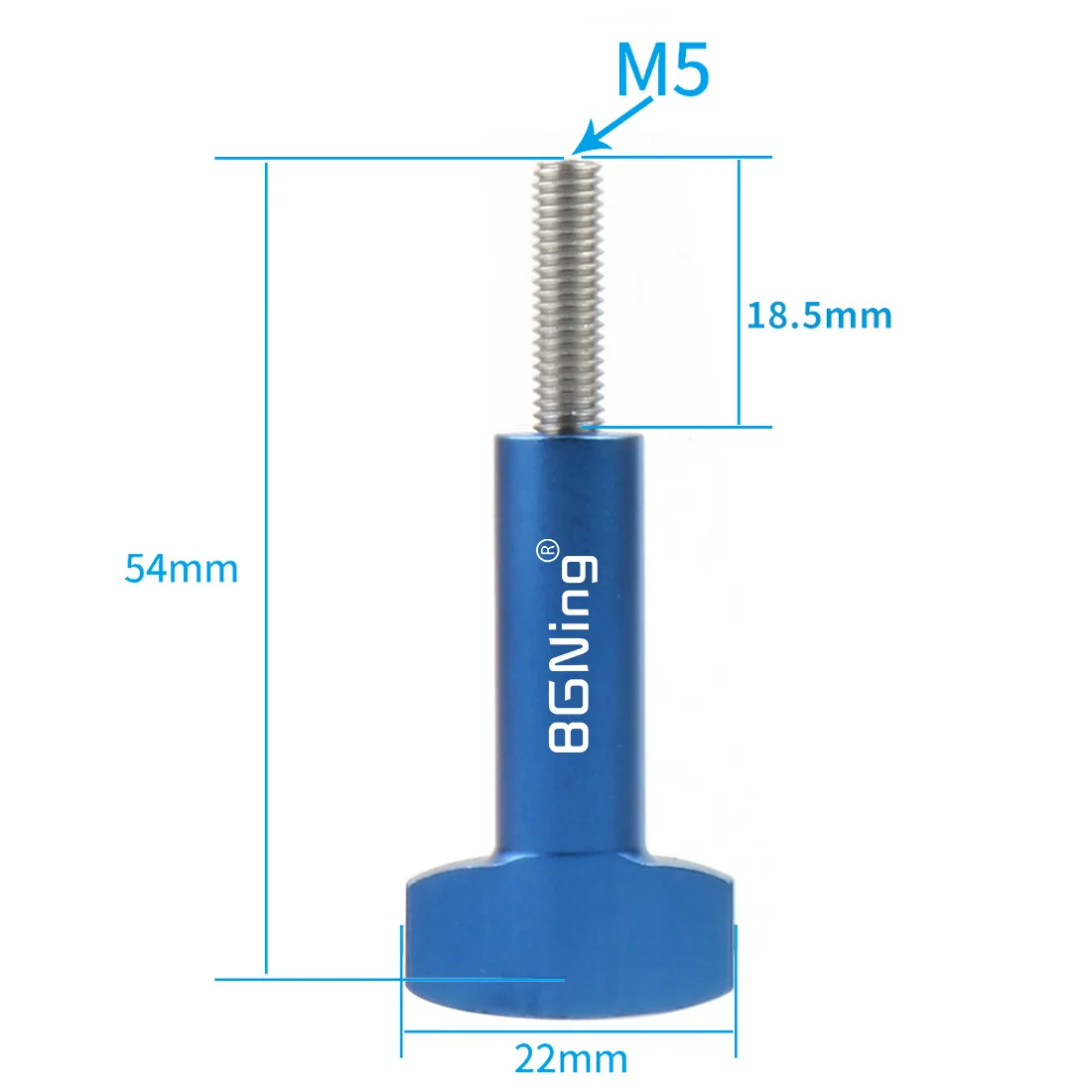 M5 Gewindebolzen Edelstahl Aluminiumlegierung T Handfest Schraube Klemmknopf Manuelle Griffschraube für Gopro 13 Für Insta360 – Detail 37