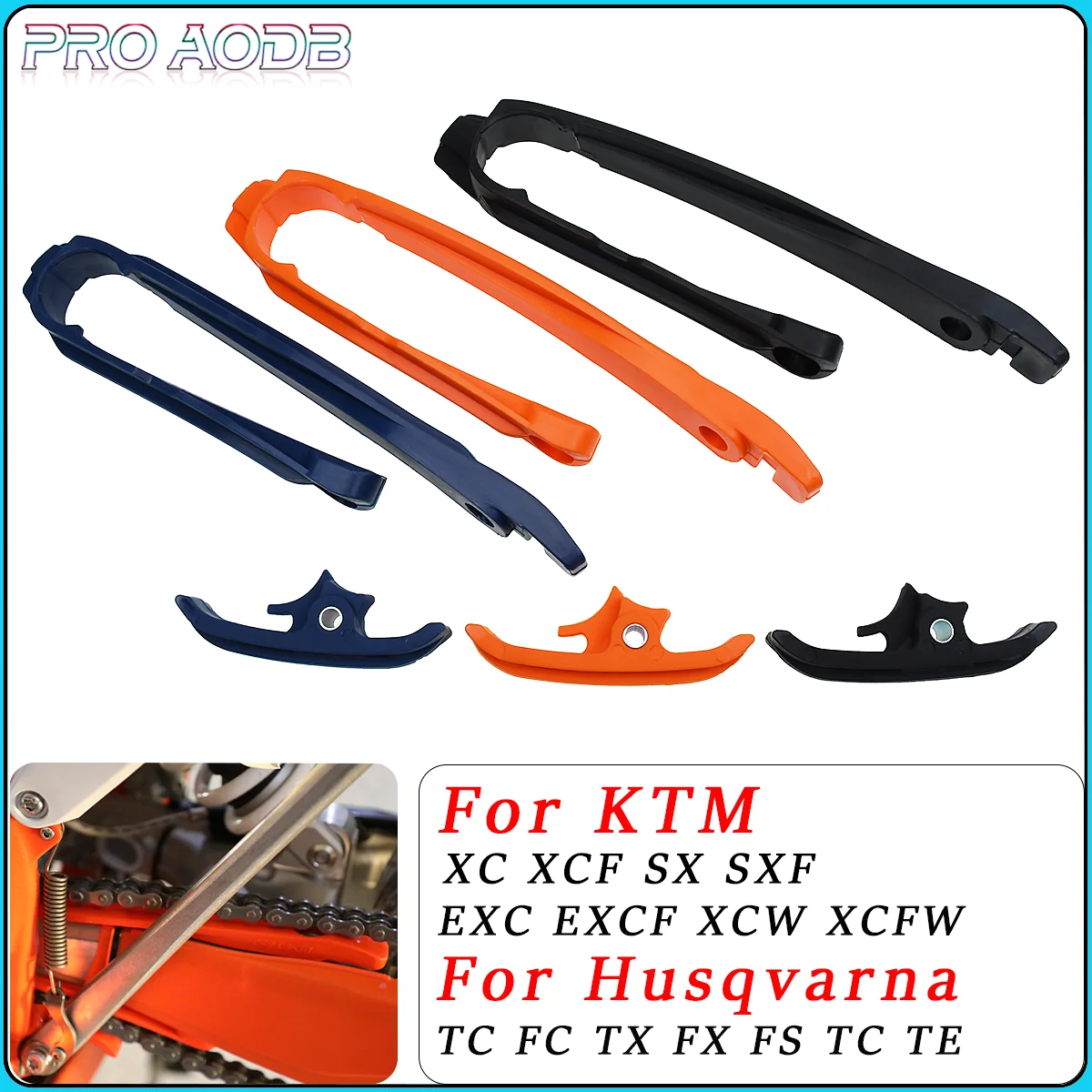 

Motorcycle Chain Slider Guard Swingarm Guide For Husqvarna FC FE FX FS TC TE TX KTM EXC EXC-F SX SX-F XC XCW XCF-W 125-500