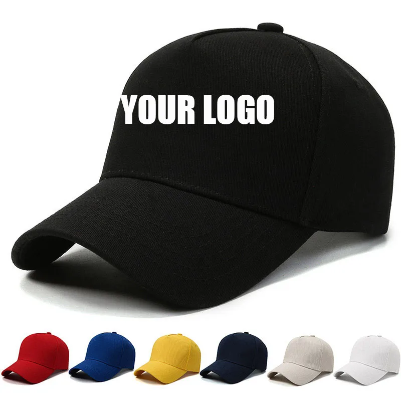 New Unisex Simple Black Cap Solid Color Baseball Cap Snapback Caps Casquette Hats Casual Gorras Hip Hop Dad Hats For Men Women