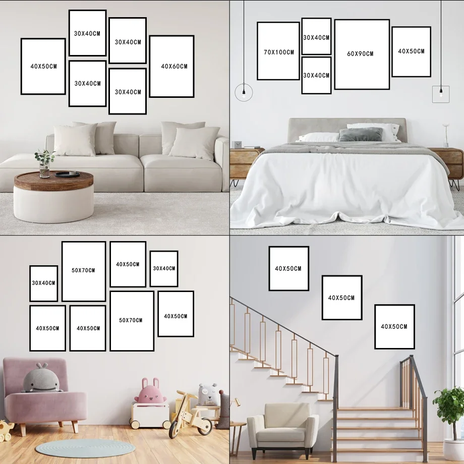 1PC Frameless  Heart Anatomy Blood Pressure EKG Doctor Nurse Wall Art Aesthetics Print Canvas Painting Posters for Living Room H view 5