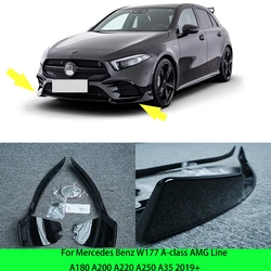 For Mercedes Benz w177 A-class AMG line a180 A200 a220 A250 A35 2019+ Brabus front lip Kit