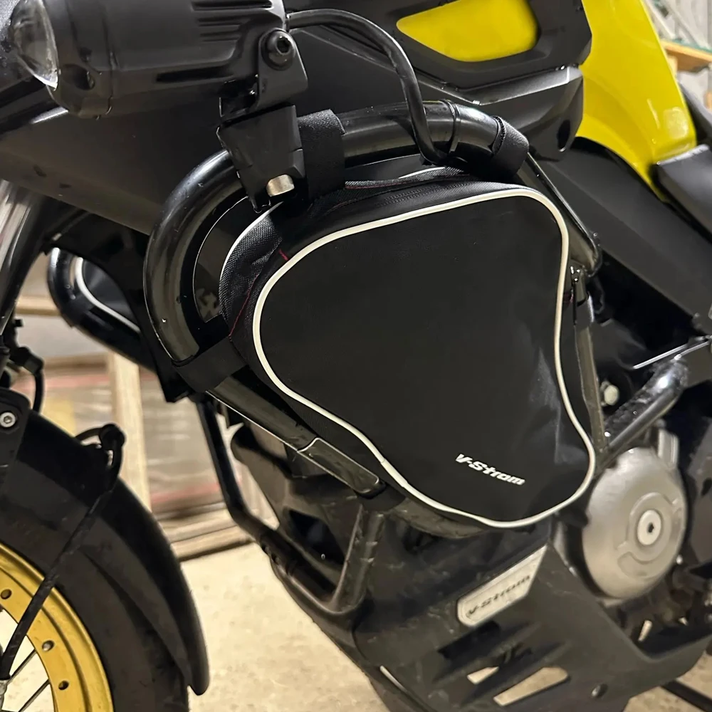 1 Pair Frame Crash Bars Waterproof Bag For Suzuki V-Strom DL650 DL1000 V strom 650 1000 Motorcycle Travel Repair Tool Bags