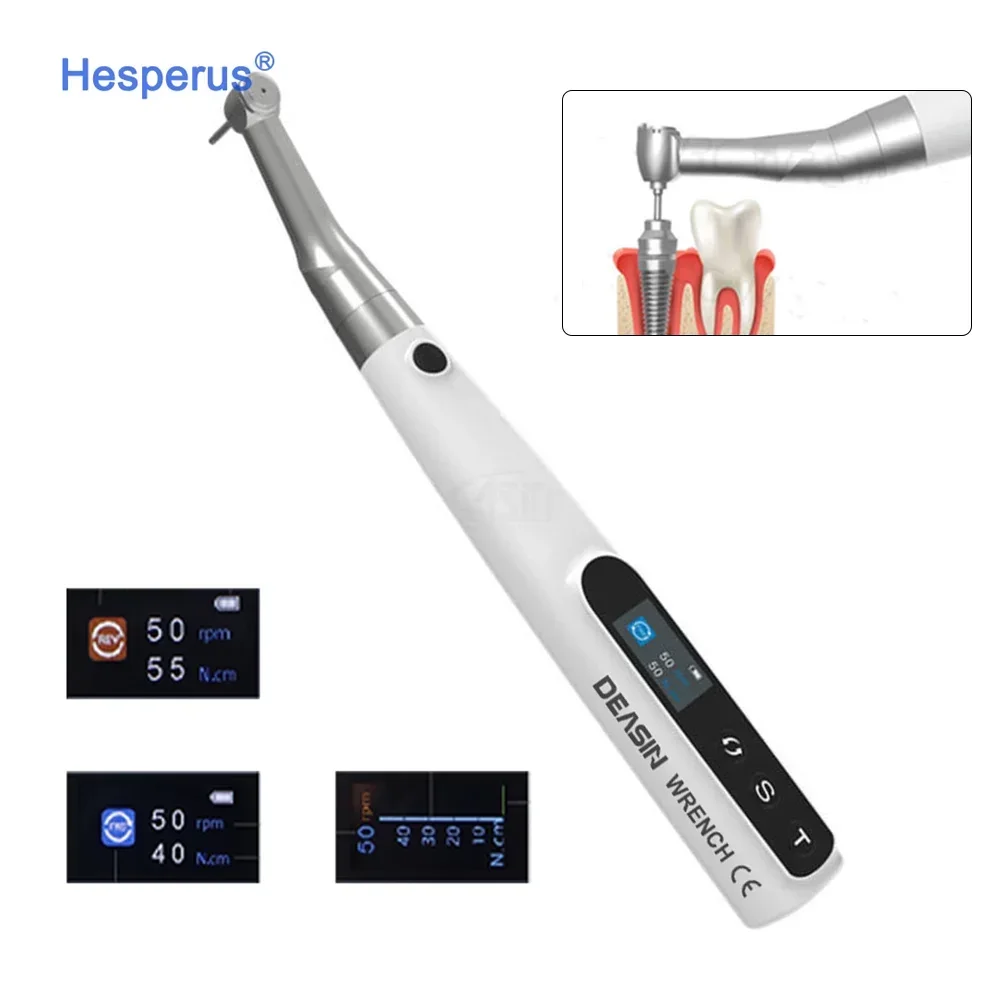 New 20:1 Wireless Digital de ntal imp lant Electric Torque Wrench with 16Pcs Screws de ntal Surgery Equipment