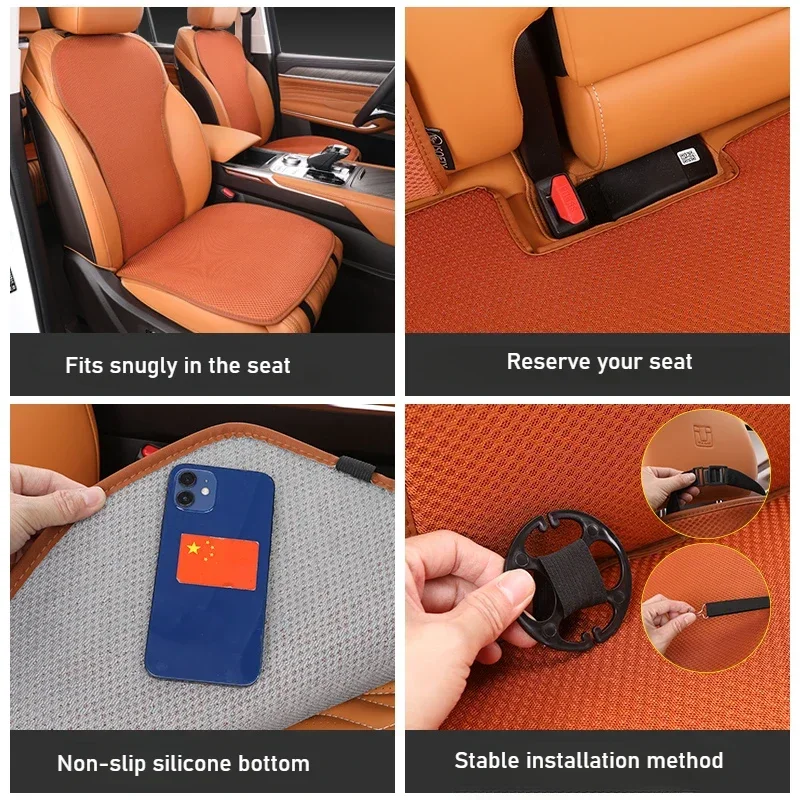 For TANK 500 Hi4-T/Hi4-Z 7PC Car Seat Covers Protective Pad All Seasons Front and Rear Seat Cushions Seat Protectors Accessories - Image 4