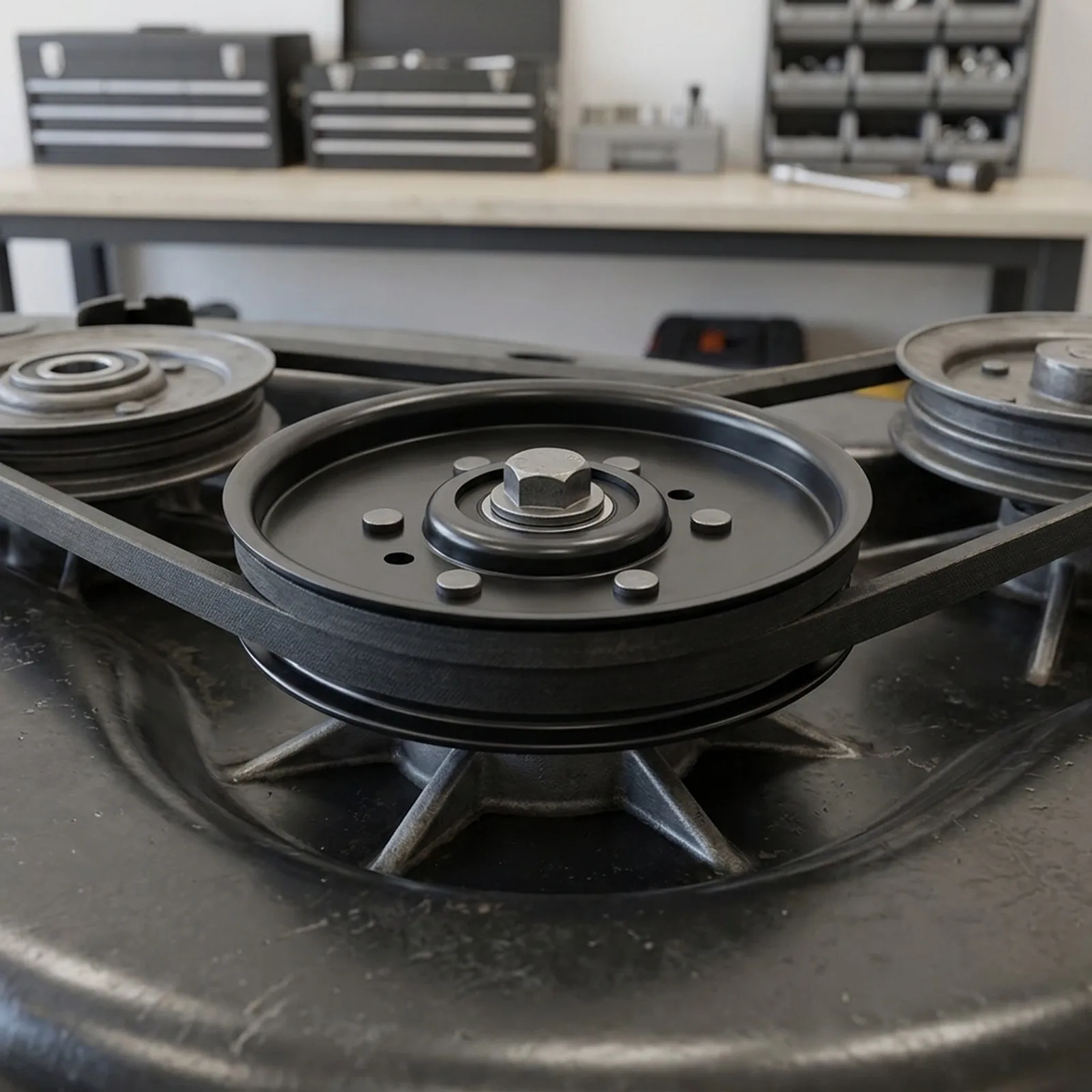For AM37249 AM107468 Flat Idler Mower Pulley Compatible with 175 180 240 260 285 320 Long Lasting Performance For