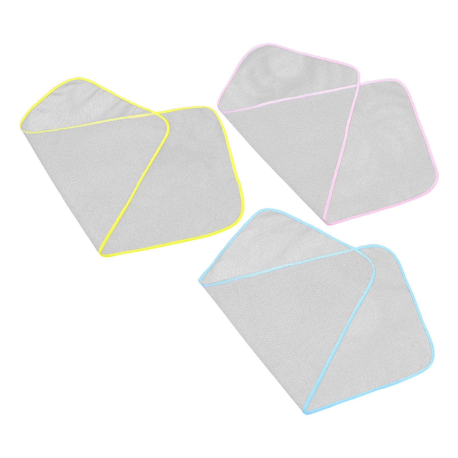 3Pcs Heat-Resistant Mesh Ironing Cloth Protective Pressing Pad Quilted Insulating Tabletop Cover Clothes Protector for Sewing