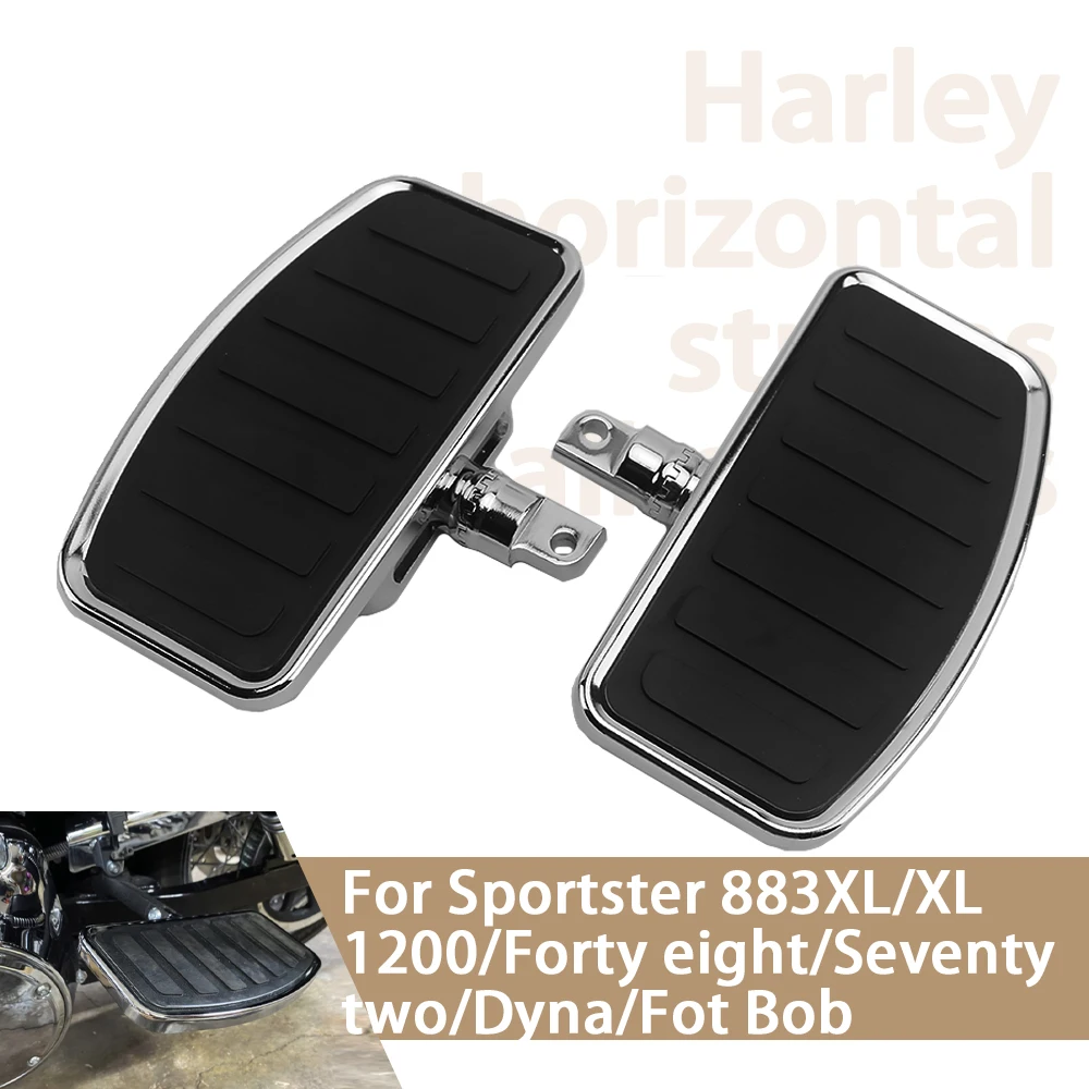 

Rear Passenger Floorboard Motorcycle Footrest Wide Footpeg For Harley Sportster 883 Touring Street Electra Glide Breakout Dyna