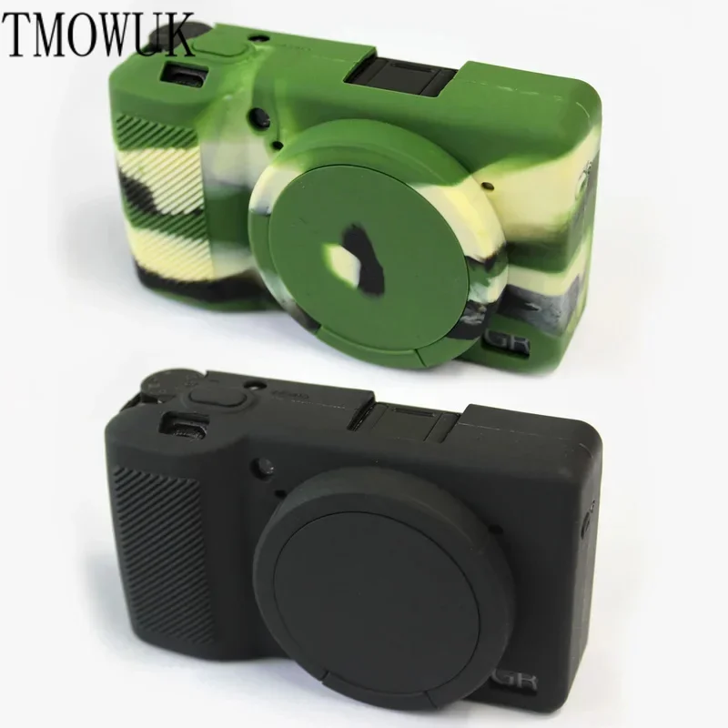 For Ricoh GR III GR3 silicone camera soft protector skin case cover lens cap