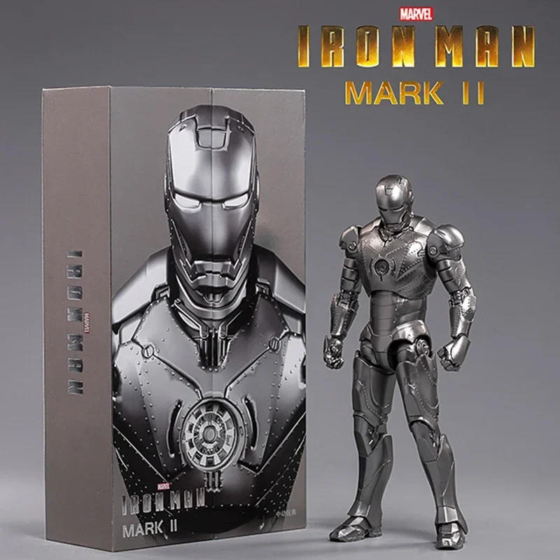 

ZD Toys Iron Man MK2 Model 7inches Action Figures Tony Stark Iron Man 1/10 Avengers Genuinely Collect Model Ornaments Boy Gifts