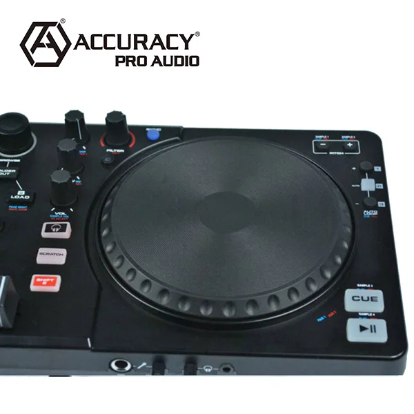 Accuracy DMD-800 DJ Complete Set DJ Mixer Set Controller Party Professional DJ Set with Large Scratch Wheels