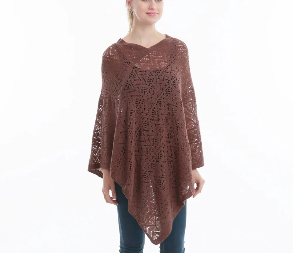 Capa de encaje para mujer, chal hasta la cintura para mamá, accesorio de moda elegante, talla uniforme, estilo informal