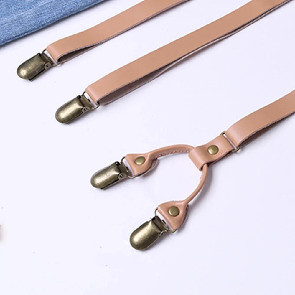 2022 Fashion Suspender Unisex Belt Loop Most Suit Suspenders Vintage With Adjustable Clip-on Fit For H Back Hook